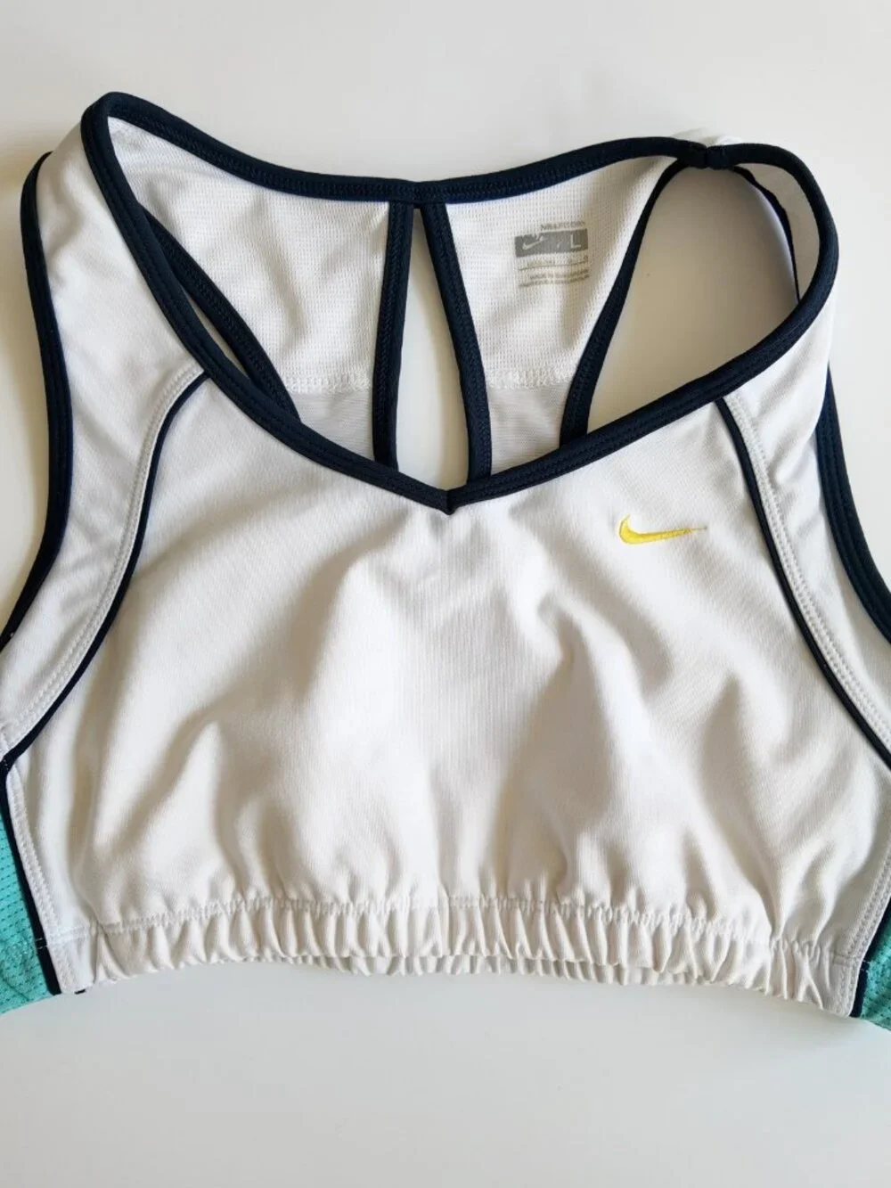 Vintage NIKE sports bra size large Y2K Gymwear - Picture 1 of 6